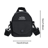 Maxbell Women Canvas Phone Bag Unique Mini Handbag for Birthday Gift Shopping Dating Black