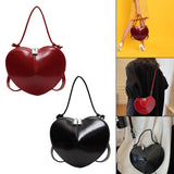 Maxbell Heart Shaped Purse Unique Trendy Women Handbag for Beach Party Favors Dating Red