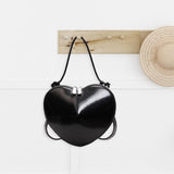 Maxbell Heart Shaped Purse Unique Trendy Women Handbag for Beach Party Favors Dating Black