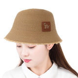 Maxbell Women Bucket Hat Trendy Creative Lady Fisherman Hat for Trips Camping Dating Khaki
