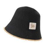 Maxbell Women Bucket Hat Trendy Creative Lady Fisherman Hat for Trips Camping Dating Black