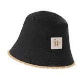 Maxbell Women Bucket Hat Trendy Creative Lady Fisherman Hat for Trips Camping Dating Black