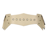 Maxbell Women Wide Belt Retro Design Exaggerated Casual Trendy Waist Belt for Ladies Skin Color