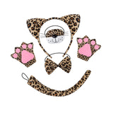 Maxbell Halloween Costume Cute Ears and Tail Set for Animals Themed Parties Festival