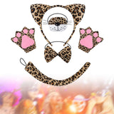 Maxbell Halloween Costume Cute Ears and Tail Set for Animals Themed Parties Festival