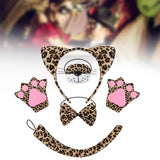 Maxbell Halloween Costume Cute Ears and Tail Set for Animals Themed Parties Festival