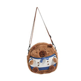 Maxbell Plush Capybara Crossbody Bag for Women Soft Shoulder Bag for Holidays Street