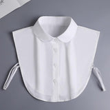 Maxbell Women False Collar Decor Half Shirts False Collar for Apparel Blouse Outfits