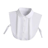 Maxbell Women False Collar Decor Half Shirts False Collar for Apparel Blouse Outfits