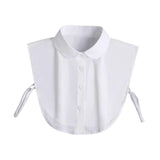 Maxbell Women False Collar Decor Half Shirts False Collar for Apparel Blouse Outfits