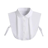 Maxbell Women False Collar Decor Half Shirts False Collar for Apparel Blouse Outfits