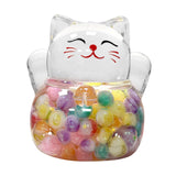 Maxbell Lucky Cat Figurine Home Decor Desktop Ornament for Entrance Shop Living Room
