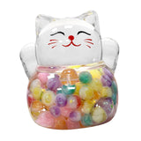 Maxbell Lucky Cat Figurine Home Decor Desktop Ornament for Entrance Shop Living Room