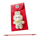 Maxbell Chinese New Year Red Envelope Crossbody Bag Party Supplies Unique Red Packet Green Bunny