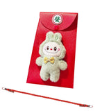 Maxbell Chinese New Year Red Envelope Crossbody Bag Party Supplies Unique Red Packet Green Bunny