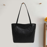 Maxbell Women Shoulder Bag Female Large Capacity Tote Bag for Travel Business Summer Black