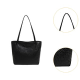 Maxbell Women Shoulder Bag Female Large Capacity Tote Bag for Travel Business Summer Black