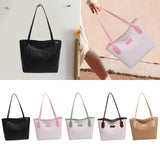 Maxbell Women Shoulder Bag Female Large Capacity Tote Bag for Travel Business Summer Black