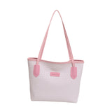 Maxbell Women Shoulder Bag Female Large Capacity Tote Bag for Travel Business Summer Pink