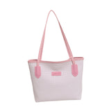 Maxbell Women Shoulder Bag Female Large Capacity Tote Bag for Travel Business Summer Pink