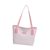 Maxbell Women Shoulder Bag Female Large Capacity Tote Bag for Travel Business Summer Pink