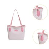 Maxbell Women Shoulder Bag Female Large Capacity Tote Bag for Travel Business Summer Pink