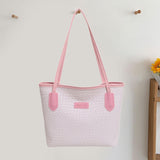 Maxbell Women Shoulder Bag Female Large Capacity Tote Bag for Travel Business Summer Pink