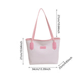 Maxbell Women Shoulder Bag Female Large Capacity Tote Bag for Travel Business Summer Pink
