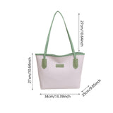 Maxbell Women Shoulder Bag Female Large Capacity Tote Bag for Travel Business Summer Green