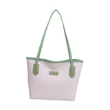 Maxbell Women Shoulder Bag Female Large Capacity Tote Bag for Travel Business Summer Green