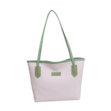 Maxbell Women Shoulder Bag Female Large Capacity Tote Bag for Travel Business Summer Green