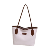 Maxbell Women Shoulder Bag Female Large Capacity Tote Bag for Travel Business Summer Coffee