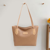 Maxbell Women Shoulder Bag Female Large Capacity Tote Bag for Travel Business Summer Khaki