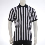 Maxbell Mens Striped Referee Shirt Stylish Short Sleeved for Fishing Football