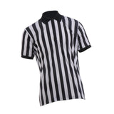 Maxbell Mens Striped Referee Shirt Stylish Short Sleeved for Fishing Football