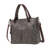 Maxbell Women Shoulder Bag Trendy Simple Satchel Handbag for Vacation Commuting Work Gray