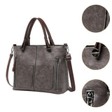 Maxbell Women Shoulder Bag Trendy Simple Satchel Handbag for Vacation Commuting Work Gray