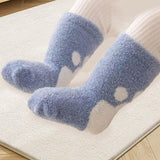 Maxbell Plush Socks Pattern Warm Baby Socks for Boys Girls Baby Outdoor Children