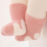 Maxbell Plush Socks Pattern Warm Baby Socks for Boys Girls Baby Outdoor Children