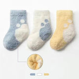 Maxbell Plush Socks Pattern Warm Baby Socks for Boys Girls Baby Outdoor Children
