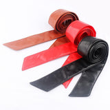 Maxbell Women Overcoat Waist Belt Practical Trendy Waist Tie Sash Accessory Obi Belt Black