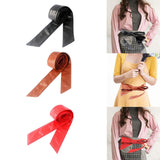 Maxbell Women Overcoat Waist Belt Practical Trendy Waist Tie Sash Accessory Obi Belt Black