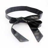 Maxbell Women Overcoat Waist Belt Practical Trendy Waist Tie Sash Accessory Obi Belt Black