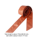 Maxbell Women Overcoat Waist Belt Practical Trendy Waist Tie Sash Accessory Obi Belt Brown