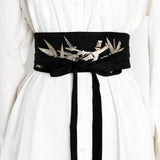 Maxbell Women Wide Belt Dress Women Belt for Wedding Skirts Long  Dresses