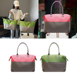 Maxbell Travel Duffel Bag Overnight Bag Top Handle Handbag for Fitness Workout Beach Rose Red