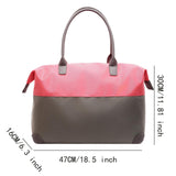 Maxbell Travel Duffel Bag Overnight Bag Top Handle Handbag for Fitness Workout Beach Rose Red