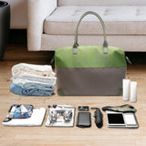 Maxbell Travel Duffel Bag Overnight Bag Top Handle Handbag for Fitness Workout Beach Green