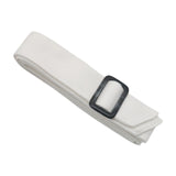 Maxbell Women Woolen Overcoat Waist Belt Wide Waist Belt for Commuting Travel White