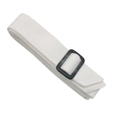 Maxbell Women Woolen Overcoat Waist Belt Wide Waist Belt for Commuting Travel White